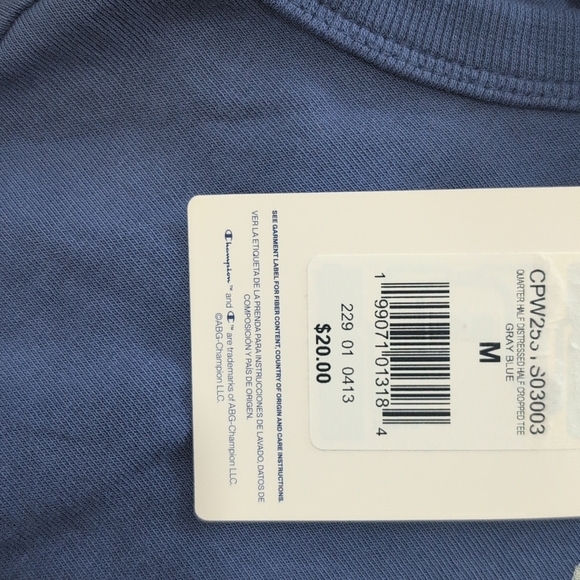 Champion Blue Graphic T-Shirt - Picture 4 of 6